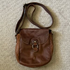 Elegant Brown Crossbody Bag